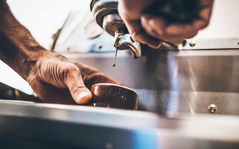 Aromatico Kaffeezubereitung Siebträgermaschine Espressozubereitung