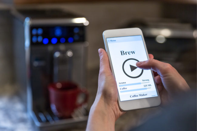 Kaffee-App Smartphone Kaffee-App Smartphone
