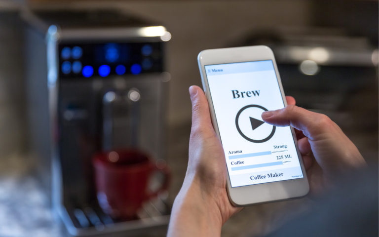 Kaffee-App Smartphone Kaffee-App Smartphone