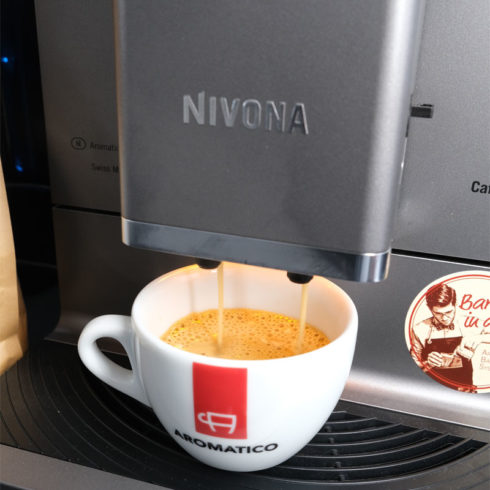 Zubereitung 3 Stelle Espresso in Vollautomaten