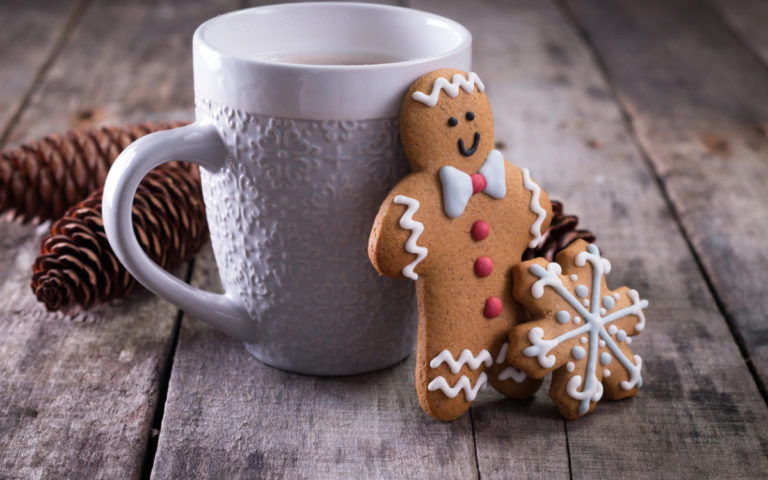 Lebkuchen mit Tasse Lebkuchen mit Tasse