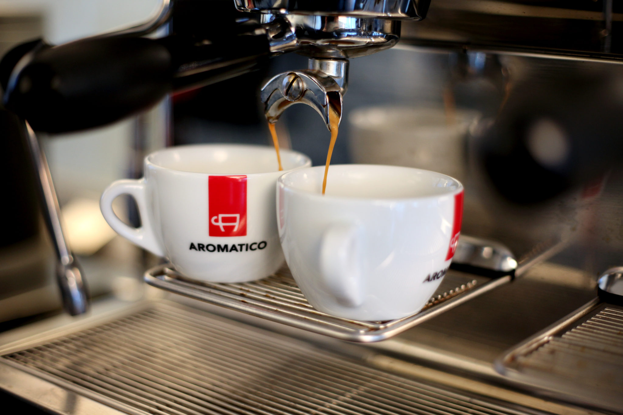 Siebträger der Espressomacher Aromatico Coffee World