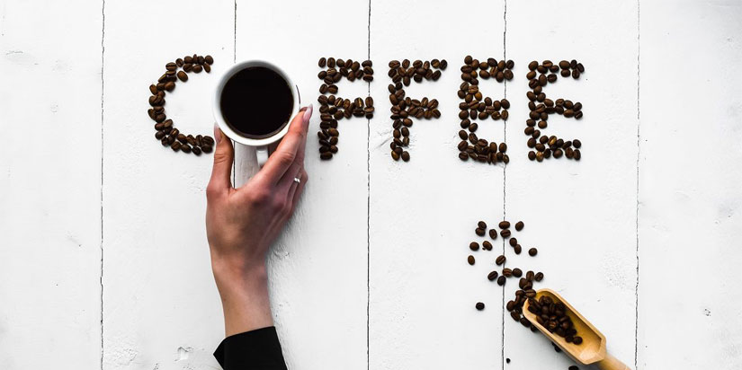 Kaffeebohnen Coffee Buchstaben Kaffeebohnen Coffee Buchstaben