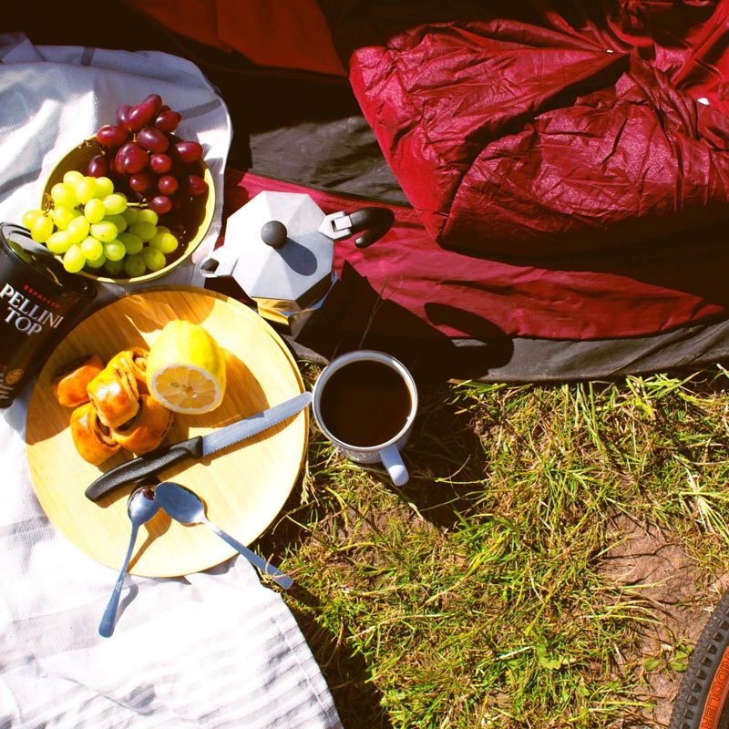 Kaffee beim Campen