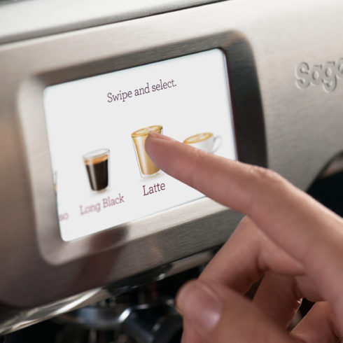 Touch Display Espressomaschine
