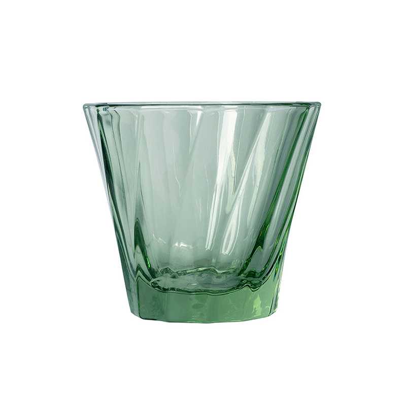 Twisted Cortado Glass Green 120 ml