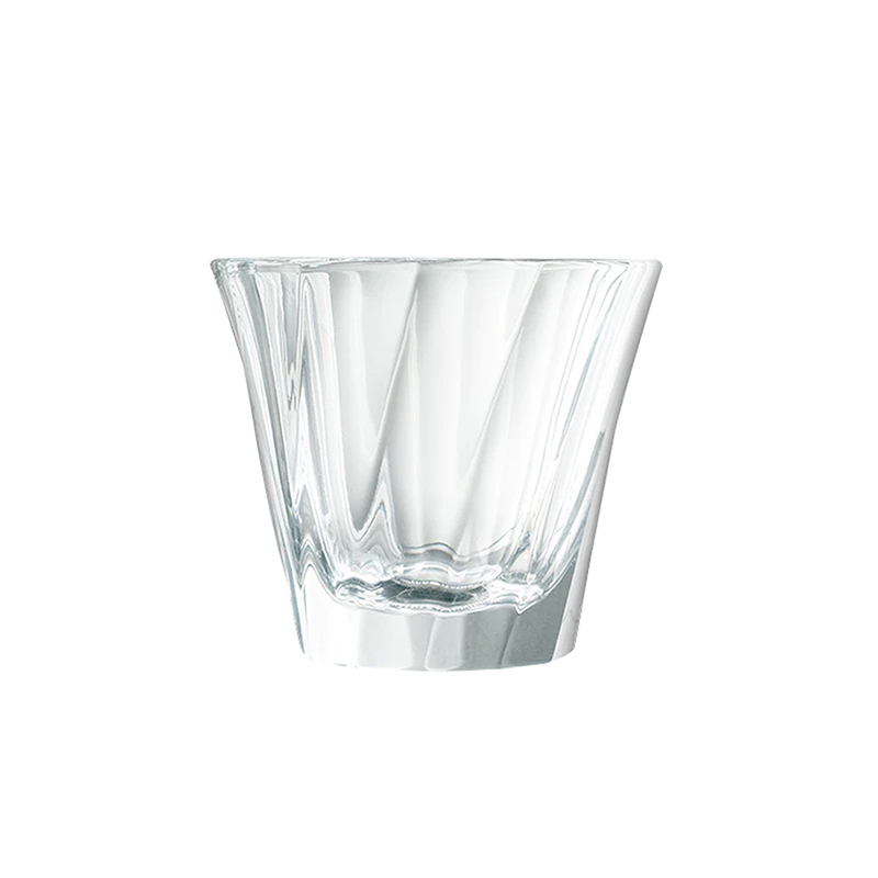 Twisted Cortado Glass Clear 120 ml