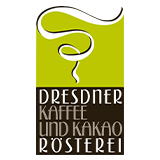grün braunes Logo der Dresdner Kaffeerösterei