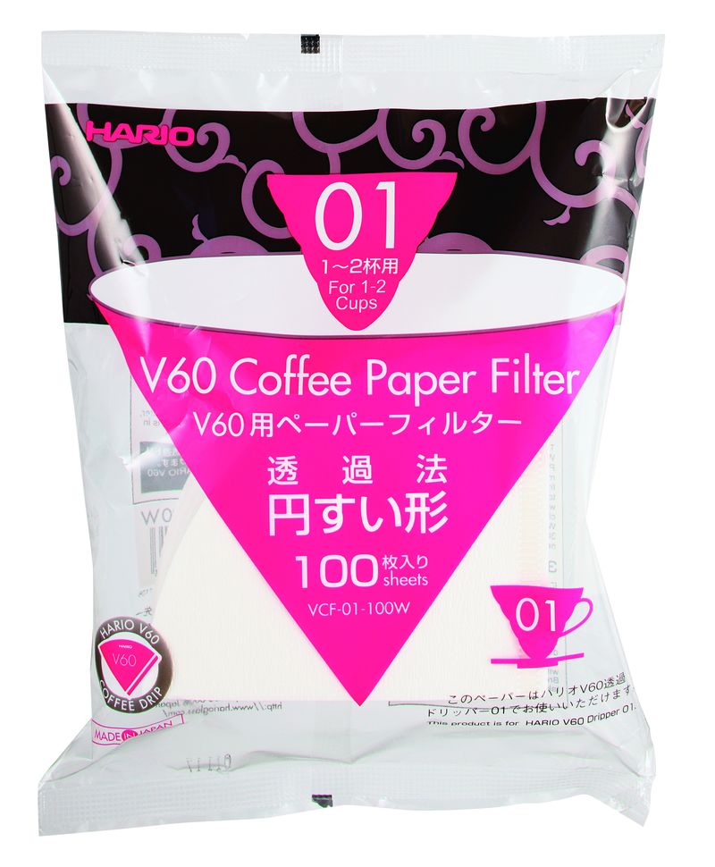 V60 Papierfilter für Filter 01 (100 Stück)