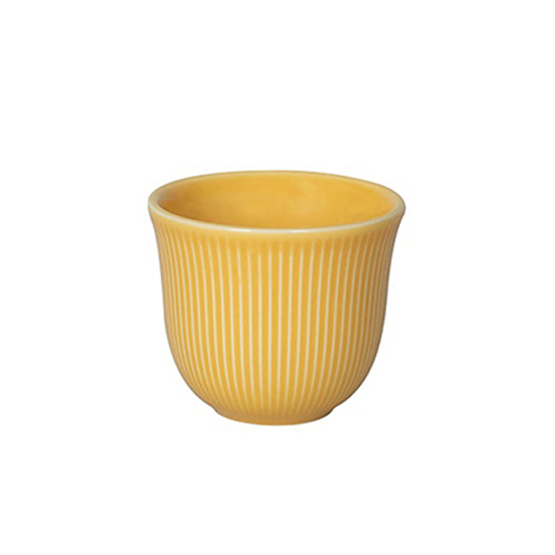 Embossed Tasting Cup Yellow 80 ml 